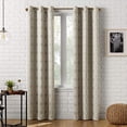 thumbnail image 1 of Sun Zero Panneau de Rideau Occultant en Treillis, 40" X 95", Taupe, 1 of 10