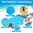 thumbnail image 4 of Outdoor Camping Waterproof And Convenient Foldable Two-color Picnic Mat Mat Polyester Plaid Cloth Pocket Beach Mat, 4 of 4