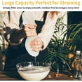 thumbnail image 5 of 3 Pcs 12"x12" Nut Milk Bag, Natural Unbleached Cotton Cheese Cloth Bag for Straining, Reusable Strainer Bag for Oat Almond Milk, Cheese Making, Yogurt, Juice, Cold Brew Coffee, Beer Tea (12x12 Inch), 5 of 7