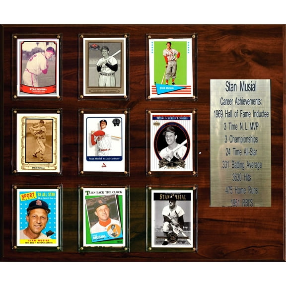 Stan Musial St. Louis Cardinals 15'' x 18'' Plaque