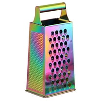 UPOUART Stainless Steel Kitchen Grater, Multi-Color Vegetable and Cheese Grater, 1 Pack Countertop Tool