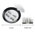 thumbnail image 3 of New Dual Magnetic False Eyelashes - 1 Pairs (4 Pieces) Ultra Thin 3D Fiber Reusable Best Fake Lashes Extension for Natural, 3 of 7