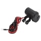 thumbnail image 5 of Cargador de teléfono para manillar de motocicleta, enchufe para encendedor de cigarrillos, USB único, LED azul, resistente al agua para dispositivos electrónicos, 5 of 8