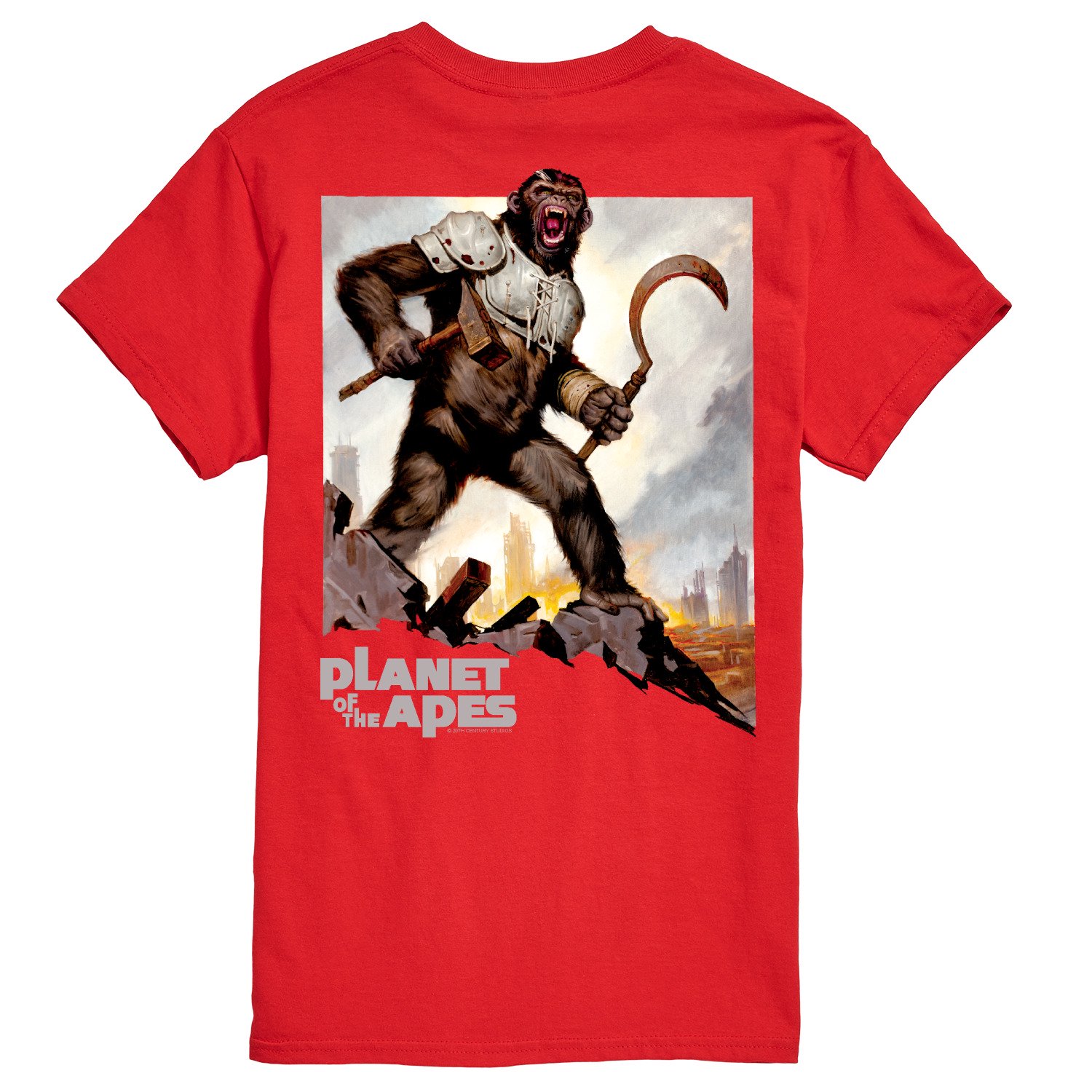 Planet of the Apes - Publishing Art Short Sleeve Graphic T-Shirt