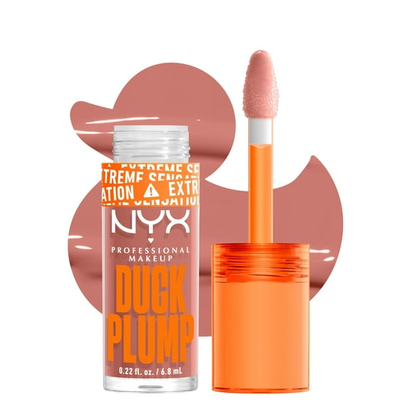 NYX Professional Makeup Duck Plump Extreme Lip Gloss, Bangin Bare, 0.23 fl oz