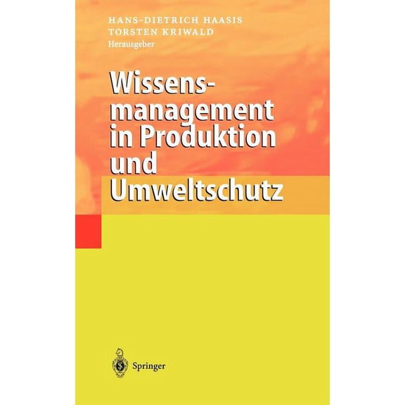 Wissensmanagement in Produktion Und Umweltschutz, (Hardcover)