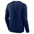 thumbnail image 3 of Men's Fanatics College Navy Seattle Seahawks Helmet Platform Long Sleeve T-Shirt, 3 of 3