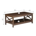 thumbnail image 6 of Saint Birch Lambert Modern Farmhouse 3-Piece Rosewood Grain Table Set, 6 of 11