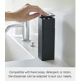 thumbnail image 3 of Yamazaki Home Push Soap Dispenser, Black, ABS Plastic, 8.5 fluid oz., 250 milliliters, No Assembly, 3 of 7