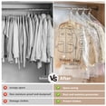 thumbnail image 5 of Lot de 4 Sacs sous Vide pour Rangement avec Poches, Transparents et Résistants à la Compression, organisation et Conservation des Aliments 1 Ensemble, 5 of 5