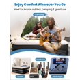 thumbnail image 3 of Cherimor, Queen Air Mattress, 18" High, Built-in Pump, Leak-Tested, Fast Inflate Bed, 800 lb Support, 3 of 9
