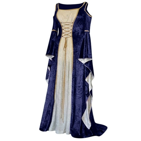 

Girls Size 8 Floral Retro Ball Print Dress Gothic Gowns Winter Fall Gowns Women Women s Dress Womens Xxs