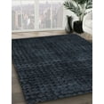thumbnail image 3 of Ahgly Company Machine Washable Indoor Square Abstract Dark Slate Gray Green Area Rugs, 5' Square, 3 of 7