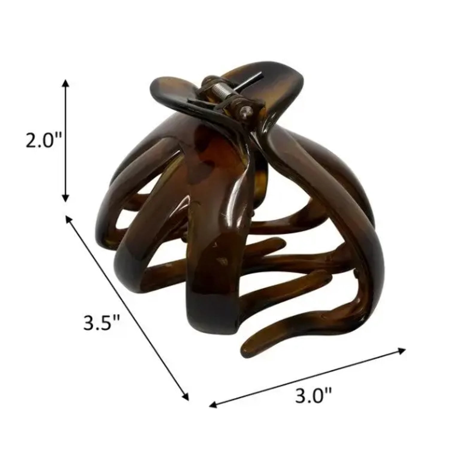 Scunci Large Octo-Jaw Claw Clip, Tortoiseshell, 1 Count
