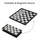 thumbnail image 4 of Juego de tablero de ajedrez de viaje, juego de ajedrez internacional portátil, tablero magnético ple Tomshoo  Negro, 4 of 7