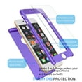thumbnail image 4 of Apple iPhone 6 Case, Case For iPhone 6, iPhone 6 Screen Protector, Thin Premium Dual Layer Hard Case For iPhone 6 with Tempered Glass Screen Protector For iPhone 6 4.7" -Dark Blue, 4 of 4