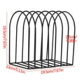 thumbnail image 3 of Btomtd Desk Organizer,Book Shelf,Half Circle File Storage Stand Desktop Magazine Organizer Newspaper Folder Desk Desk Bookshelf Home Décor, 3 of 5