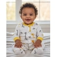 thumbnail image 3 of Baby Boy One-Piece Baseball MVP Cotton Footed Jumpsuit, 3 of 11