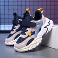 thumbnail image 4 of enyan Sneakers Girls Athletic Slip On Sneakers Comfortable Bungee Kids Running Shoes Girls (Toddler/Little Kid/Big Kid) Blue,9.5, 4 of 6