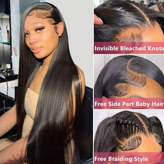 13x4 Lace Front Brazilian Straight Human Hair
