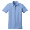 thumbnail image 6 of Mafoose Female Shortsleeve Activewear Stain-Release Polo Light Blue L, 6 of 6