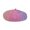 A, variant on Retro Gradient Wool Knitted Beret Personality Simple Fashion Knitted Cap Accessories Knitted Hat Wild Outdoor