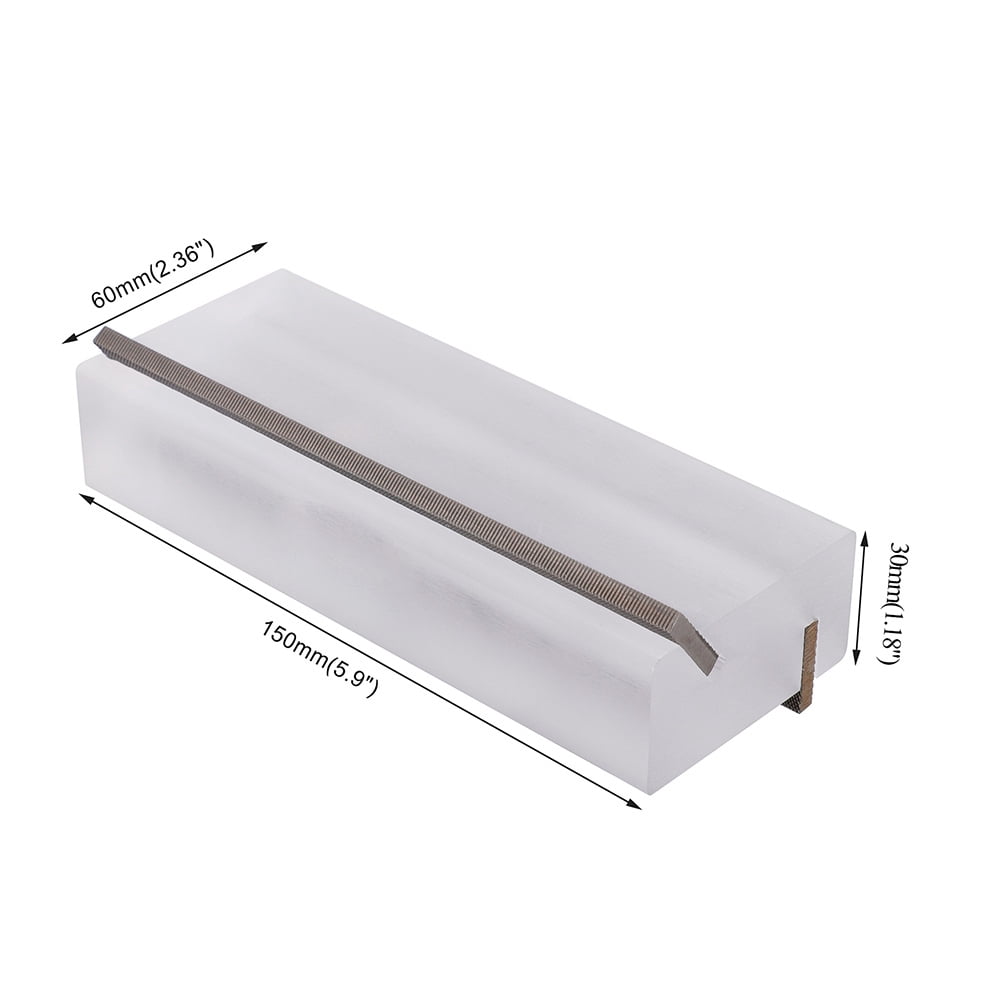 ELAYARD Guitar Nut Fret Files Fret End Bevel File Acrylic 1Pcs Luthier Tool