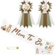thumbnail image 1 of Set de decoración para baby shower de Woodland Mom to Be Sash Dad, 1 of 6