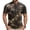 Coffee, variant on Mens Cycling Jersey Cycling Shirt Short Sleeve Bike Riding Shirt, Digital Matrix Pixel Camo Top, Back Zipper Pocket with Cargo Pouches, Fast Dry Moisture Control Bicycle Tee