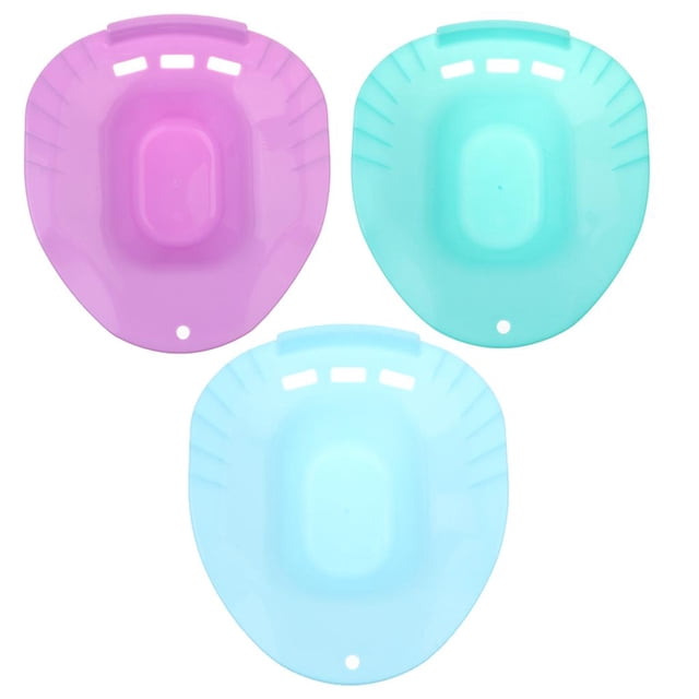 Bañeras portátiles de de cadera de 3 piezas, lavabo de limpieza para pacientes embarazadas con hemorroides de maternidad, ponerse en cuc Fernando Baño de asiento para baño