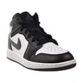 thumbnail image 2 of Big Kid's Jordan 1 MID Black/Iron Grey-White (DQ8423 001) - 5, 2 of 6
