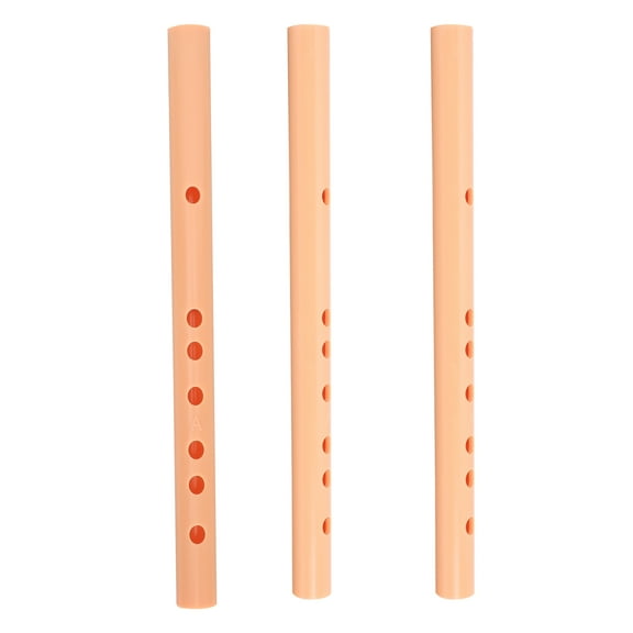 Worgeous Beginner Plastic Flute for Kids in Khaki ABS Material Easy to Learn and Carry Small Size