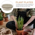thumbnail image 3 of OULII 2pcs Floor Protection Plastic Round Plant Saucer for Homeowners, 3 of 8