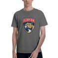 thumbnail image 1 of Florida Panthers Mode T-Shirt à Manches Courtes pour Hommes Gris Foncé Moyen, 1 of 5