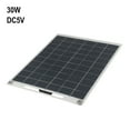 30W 5V Outdoor Mobile Phone Solar Charger Dual USB Solar Flexible