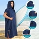 thumbnail image 2 of Poncho de surf SUN CUBE, bata de secado rápido con capucha, azul marino, 2 of 7
