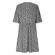 thumbnail image 4 of Puntoco Vestido De Manga Corta Con Cuello En V, Vestido De Manga Corta Con Estampado De Botones Y Cuello En V De Verano Para Mujer Negro S, 4 of 6