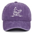 thumbnail image 1 of Washed Baseball Cap With French Embroidery For Outdoor Casual Wear - Visors Hat 2 Product Classification, 1 of 3