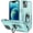 Light Green, variant on for iPhone 14 Case iPhone 13 with Kickstand Magnetic Ring Rugged Protective Military Grade Shockproof Case for iPhone 14 iPhone 13 Phone Case (Navy)
