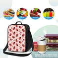 thumbnail image 4 of Easygdp Cute Ladybugs 1 Lunch Box Large capacity Lunch Bag Leakproof Cooler Tote Bag Organizer with Adjustable Shoulder Strap, 4 of 7