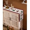 thumbnail image 5 of Saint Patricks Day Dwarf linen table runners, Gold Coin Green Clovers Tree Tables Dresser Scaves Non-Slip Burlap Runner for Kitchen Indoor Outdoor Party Holiday Gathering Light 13.8 x71 inch, 5 of 6