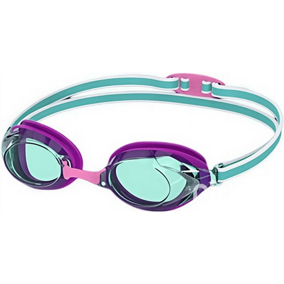 Speedo Women's Vanquisher 3.0 Anti-Fog Swimming Goggles, Light Blue