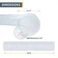 thumbnail image 3 of POWERTEC 2-1/2" x 20' PVC Dust Collection Hose for Dust Collector for Woodworking and Shop Vacuum, 2-1/2 Inch Dust Collector Hose for Dust Collection Fittings (70144), 3 of 10