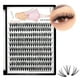 thumbnail image 2 of Pestañas postizas Dedila, 20 x 12 mm, 0,07 mm, rizo en D, color negro, fibra 3D, 2 of 7