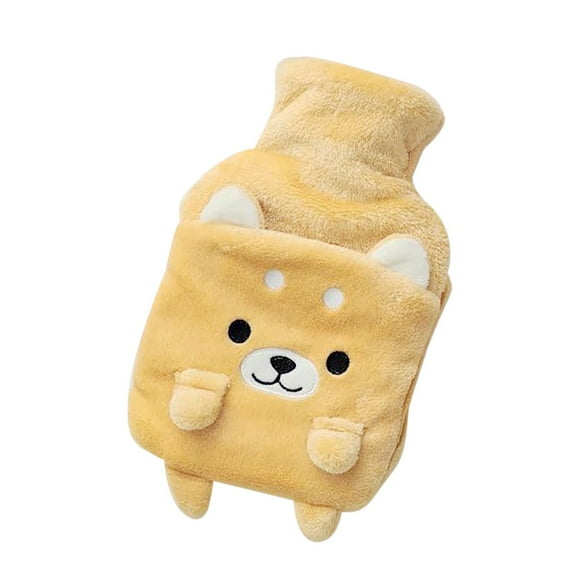 Hot Water Bottle With Cartoon Dog Cover Rechargeable Hand Warmer Hot Hands Foot Warmers 20 Pair Value Pack Toe Warmers Little Hotties Hand Warmer Pouch for Men Hand And Feet Warmers for Skiing