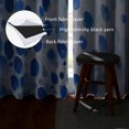 thumbnail image 6 of Facannap Dots Perforated Blackout Curtains 2-Pack - Light Blocking Fabric 55x72in, 6 of 8