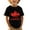 Black, variant on Tfken Toddler Boy Teen Canada Day Crew Neck Short Sleeve Tops Flag Print Breathable Soft Tee Black Size 3-4 Years