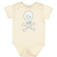 thumbnail image 3 of Inktastic Skull and Crossbones Boys or Girls Baby Bodysuit, 3 of 5