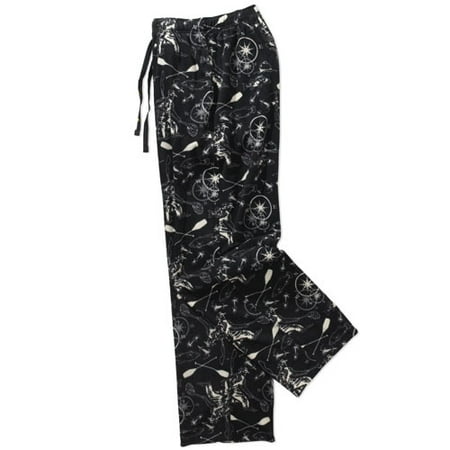 Big Men's Nautical Fleece Pajama Pants, Size 2XL