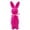 Hot Pink, variant on Easter Standing Garden Bunny Statue Outdoor Decor Resin Animal Figurine Cute Yard Art for Patio Garden Home Spring Holiday Indoor Outdoor Figurine